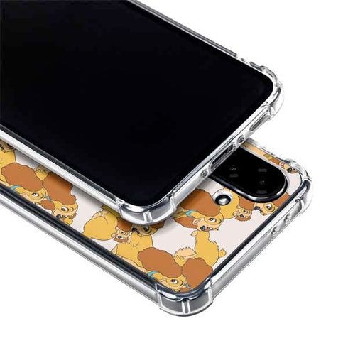 Disney Lady & The Tramp Lady Pattern Galaxy A36 5G Clear Case