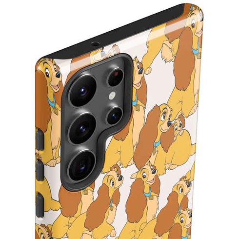 Disney Lady & The Tramp Lady Pattern Galaxy S23 Ultra Pro Case