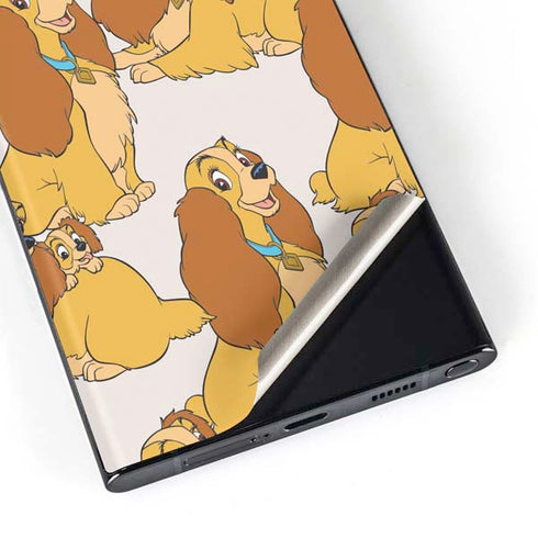 Disney Lady & The Tramp Lady Pattern Galaxy Skins