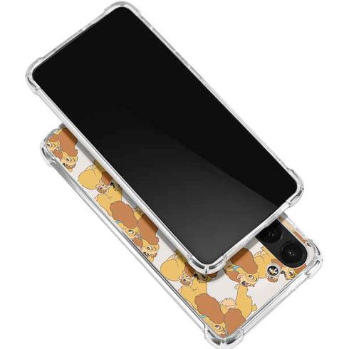 Disney Lady & The Tramp Lady Pattern Galaxy S24 FE Clear Case
