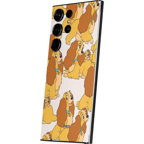 Disney Lady & The Tramp Lady Pattern Galaxy S25 Ultra Skin