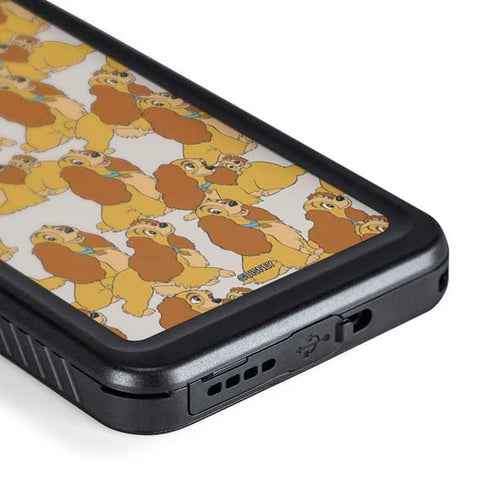 Disney Lady & The Tramp Lady Pattern Galaxy S24 Waterproof Case