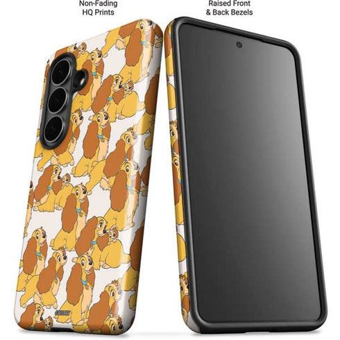 Disney Lady & The Tramp Lady Pattern Galaxy S26 Plus Impact Case