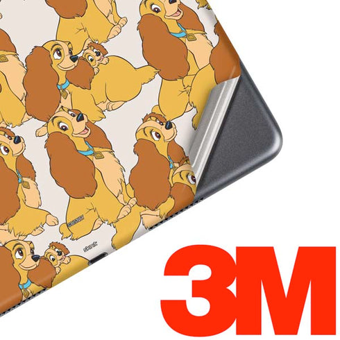 Disney Lady & The Tramp Lady Pattern iPad Skins