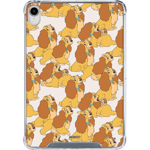 Disney Lady & The Tramp Lady Pattern iPad 11th Gen (2025) Clear Case