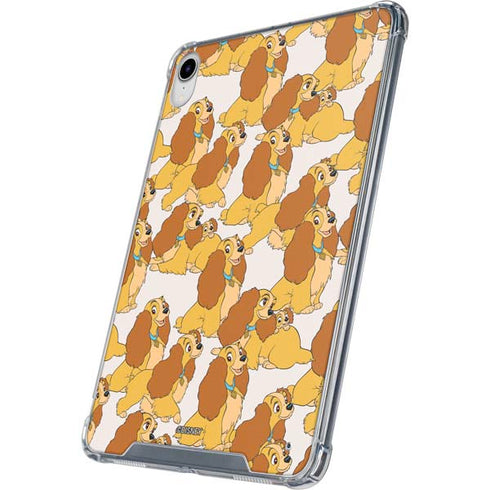 Disney Lady & The Tramp Lady Pattern iPad 11th Gen (2025) Clear Case