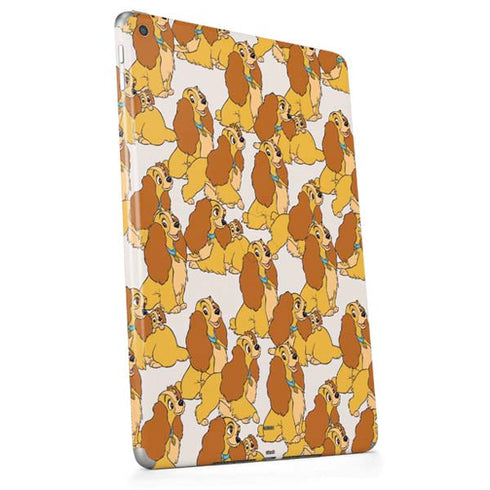 Disney Lady & The Tramp Lady Pattern Apple iPad Skin