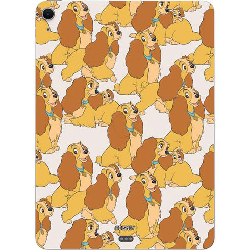 Disney Lady & The Tramp Lady Pattern Apple iPad Air Skin