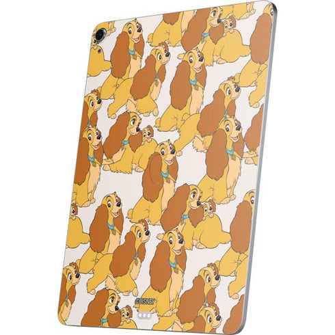 Disney Lady & The Tramp Lady Pattern Apple iPad Air Skin