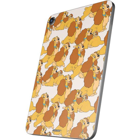 Disney Lady & The Tramp Lady Pattern Apple iPad Mini Skin