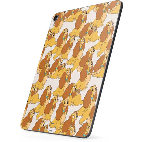 Disney Lady & The Tramp Lady Pattern Apple iPad Pro Skin