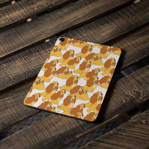 Disney Lady & The Tramp Lady Pattern Apple iPad Pro Skin
