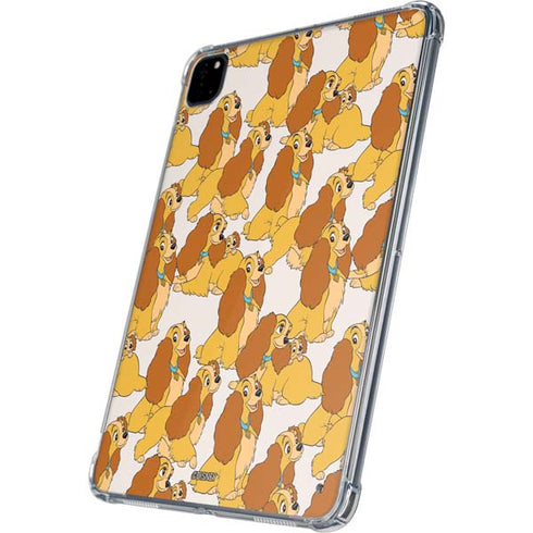 Disney Lady & The Tramp Lady Pattern iPad Pro 11in (2024) Clear Case