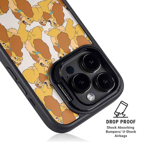 Disney Lady & The Tramp Lady Pattern iPhone 16 Pro Max Kickstand Case