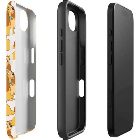 Disney Lady & The Tramp Lady Pattern iPhone 16e Impact Case