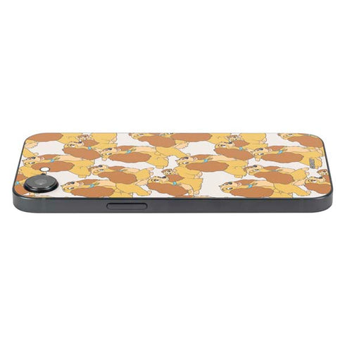 Disney Lady & The Tramp Lady Pattern iPhone 16e Skin