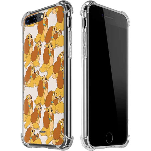 Disney Lady & The Tramp Lady Pattern iPhone Cases