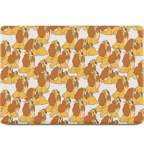 Disney Lady & The Tramp Lady Pattern MacBook Skins