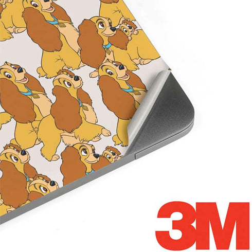 Disney Lady & The Tramp Lady Pattern MacBook Skins