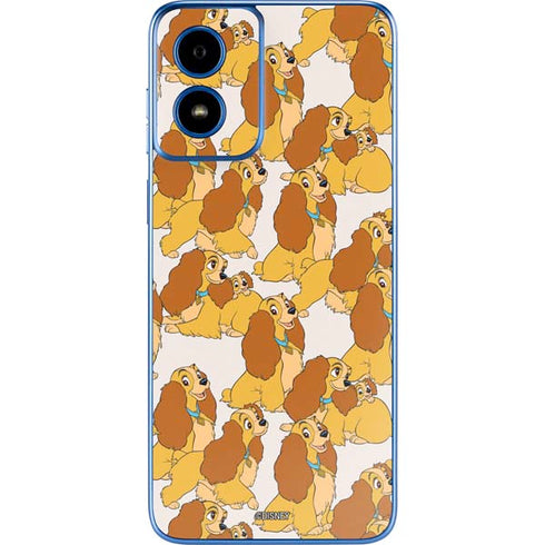 Disney Lady & The Tramp Lady Pattern Moto G Play 4G (2024) Skin