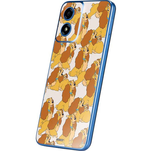 Disney Lady & The Tramp Lady Pattern Moto G Play 4G (2024) Skin