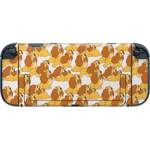 Disney Lady & The Tramp Lady Pattern Nintendo Switch 2 (2025) with Joy-Con Skin