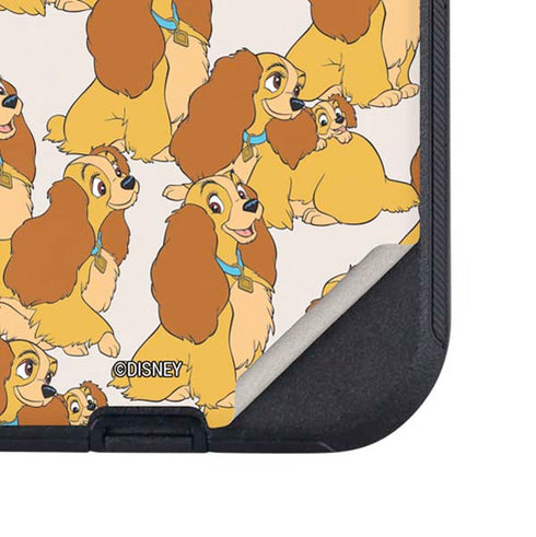 Disney Lady & The Tramp Lady Pattern Otterbox Defender iPhone Skin