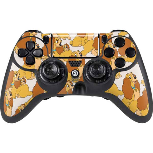Disney Lady & The Tramp Lady Pattern PlayStation PS4 Skins