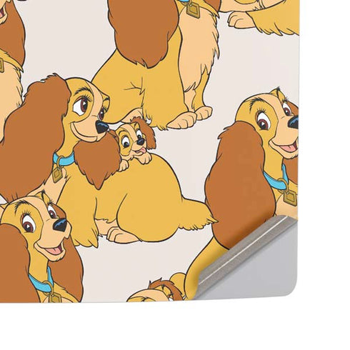 Disney Lady & The Tramp Lady Pattern PS5 Pro Disk Console Skin