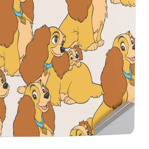 Disney Lady & The Tramp Lady Pattern PS5 Slim Digital Edition Console Skin