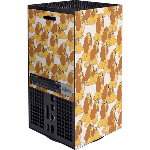 Disney Lady & The Tramp Lady Pattern Xbox Series X Bundle Skin