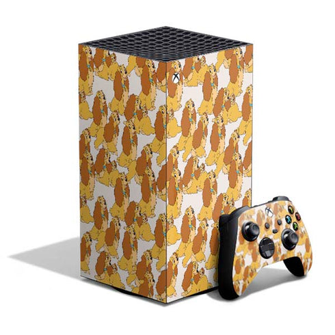 Disney Lady & The Tramp Lady Pattern XBox Series X Digital Edition Bundle Skin