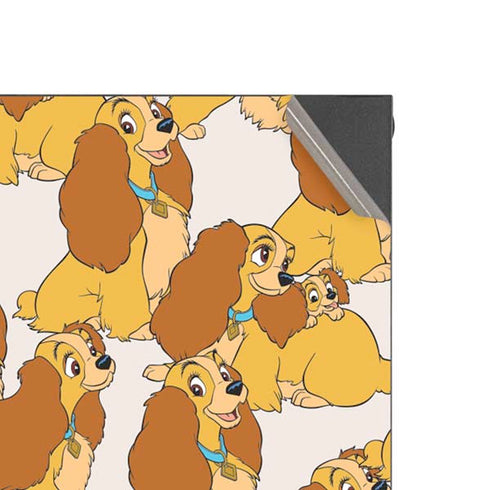 Disney Lady & The Tramp Lady Pattern XBox Series X Digital Edition Console Skin