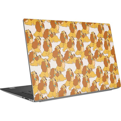 Disney Lady & The Tramp Lady Pattern Dell XPS Skin
