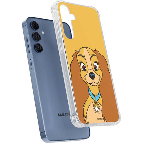 Disney Lady & The Tramp Lady Portrait Galaxy A55 5G Clear Case