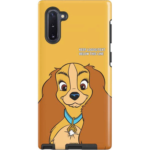 Disney Lady & The Tramp Lady Portrait Galaxy Cases