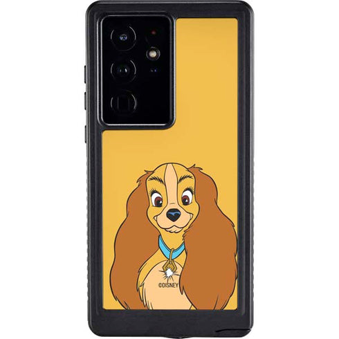 Disney Lady & The Tramp Lady Portrait Galaxy S24 Ultra Waterproof Case