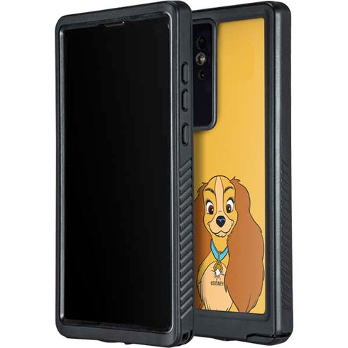 Disney Lady & The Tramp Lady Portrait Galaxy S24 Ultra Waterproof Case