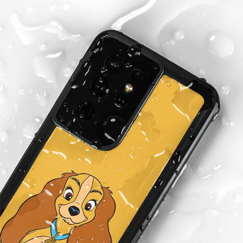 Disney Lady & The Tramp Lady Portrait Galaxy S24 Ultra Waterproof Case