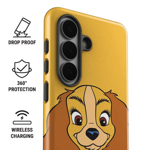 Disney Lady & The Tramp Lady Portrait Galaxy S26 Plus Impact Case