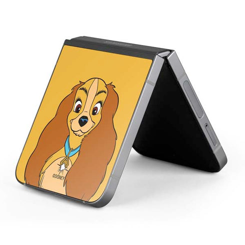 Disney Lady & The Tramp Lady Portrait Galaxy Z Flip6 Skin