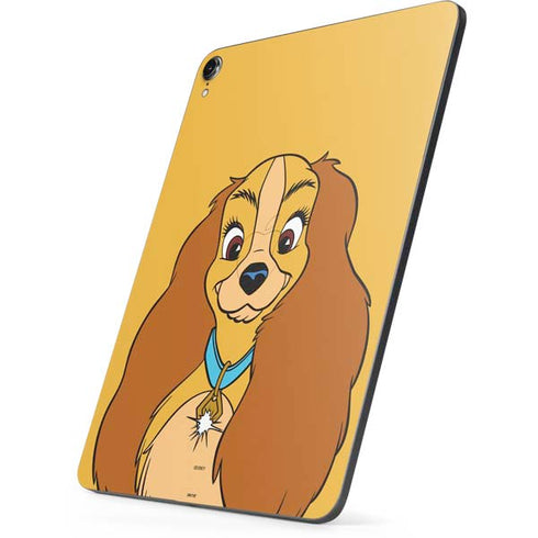 Disney Lady & The Tramp Lady Portrait Apple iPad Pro Skin