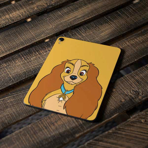 Disney Lady & The Tramp Lady Portrait Apple iPad Pro Skin