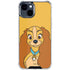 Disney Lady & The Tramp Lady Portrait iPhone 15 Clear Case