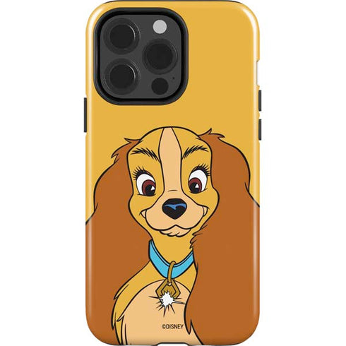 Disney Lady & The Tramp Lady Portrait iPhone 15 Pro Impact Case