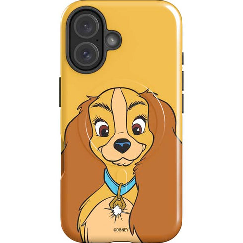 Disney Lady & The Tramp Lady Portrait iPhone 16 Magsafe Impact Case
