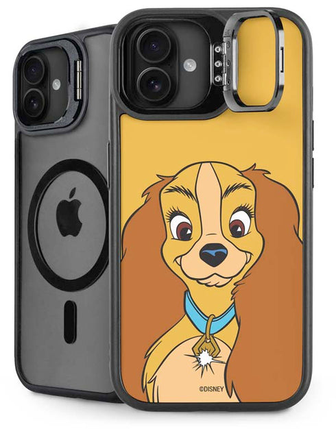 Disney Lady & The Tramp Lady Portrait iPhone 16 Plus Kickstand Case