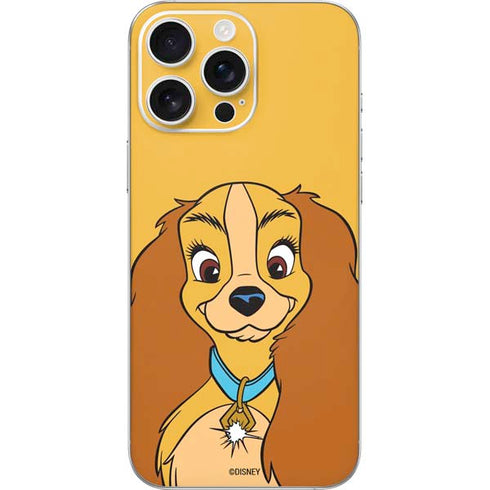 Disney Lady & The Tramp Lady Portrait iPhone 16 Pro Max Skin