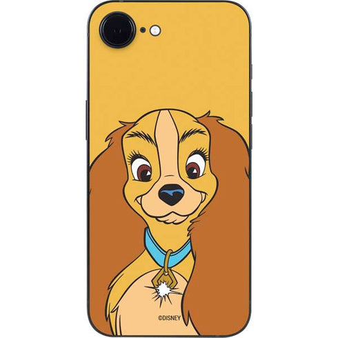 Disney Lady & The Tramp Lady Portrait iPhone 16e Skin