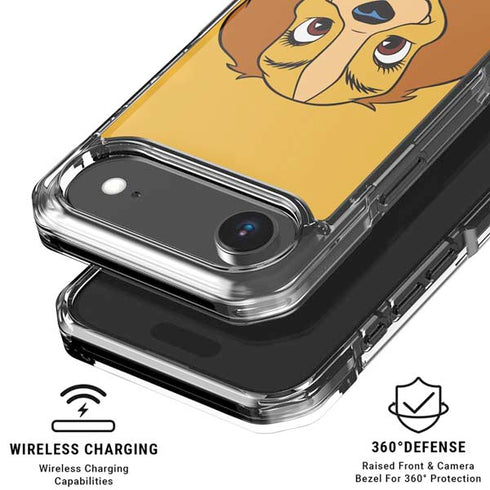Disney Lady & The Tramp Lady Portrait iPhone 17 Air Clear Case